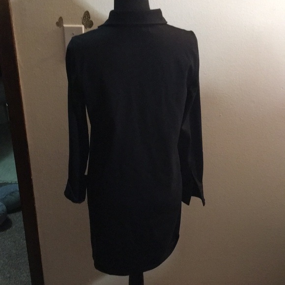 Ralph Lauren women’s black long sleeve painter dress midi size SP - Picture 6 of 9